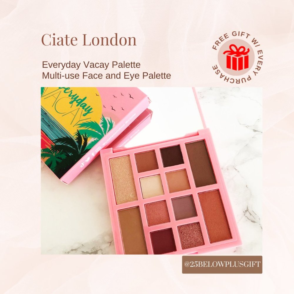 CIATÉ LONDON | Everyday Vacay Palette